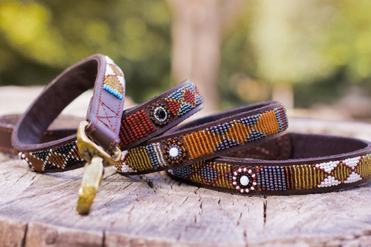 Laisse pour chien Maasaï "Emnambithi"