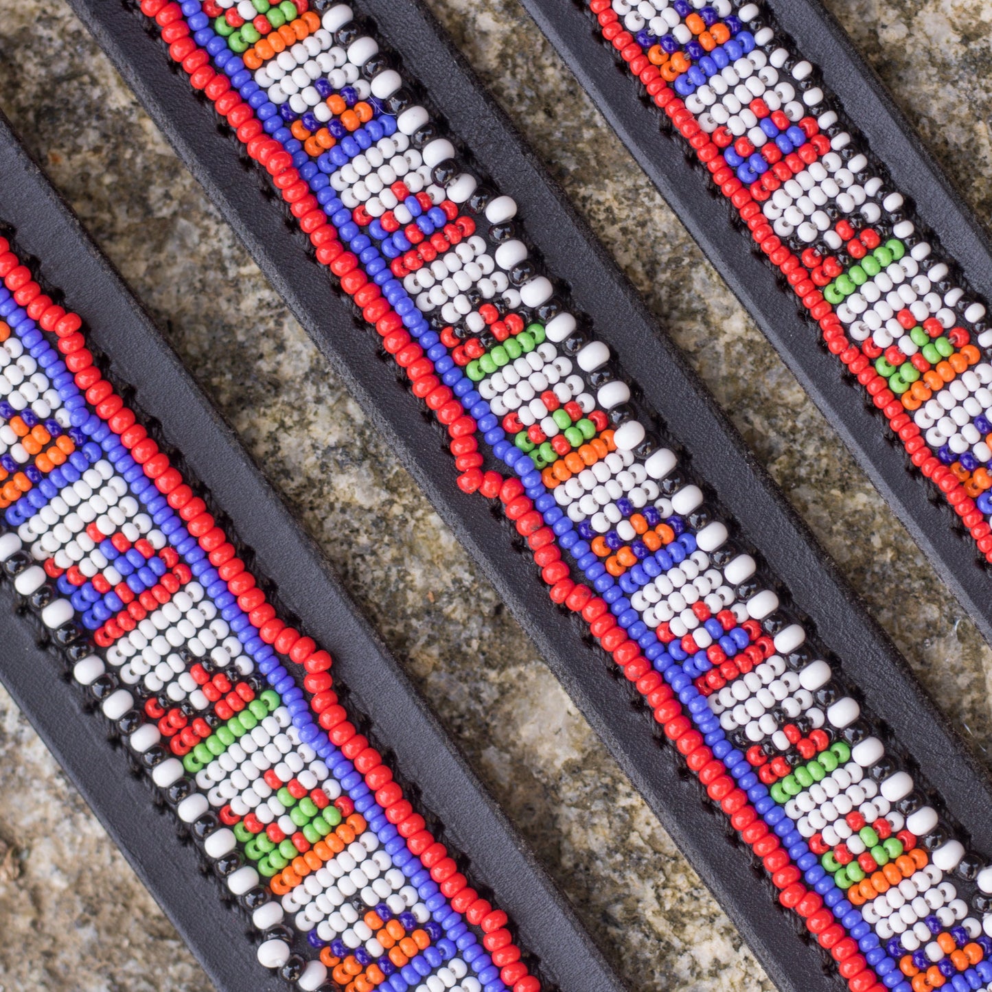 Collier pour chien Massaï "Gold Reef"