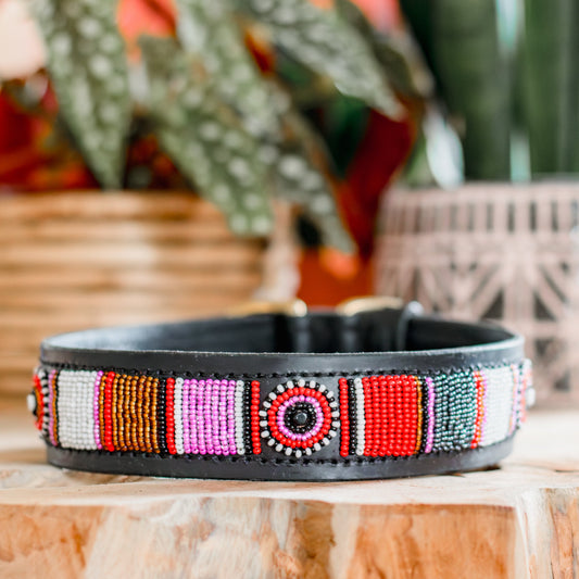 Collier pour chien Massaï "Ermatunda "