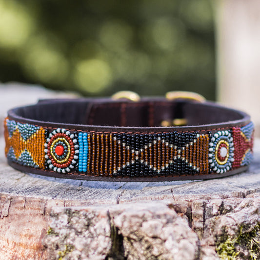 Collier pour chien Massaï "Emnambithi"