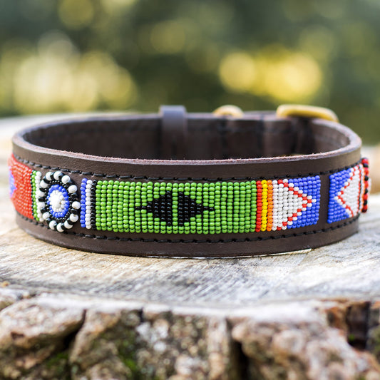 Collier pour chien Massaï "Durban"
