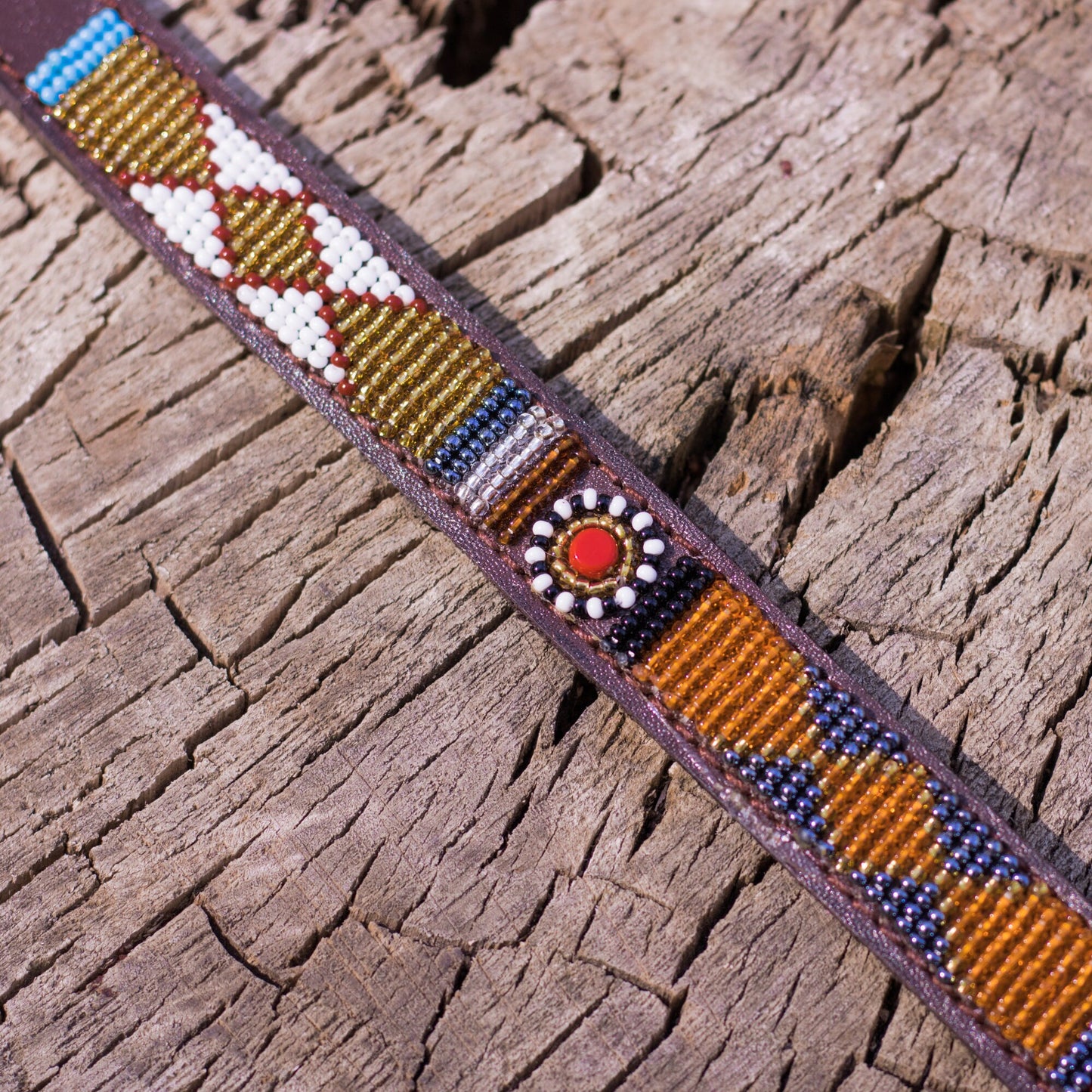 Laisse pour chien Maasaï "Emnambithi"