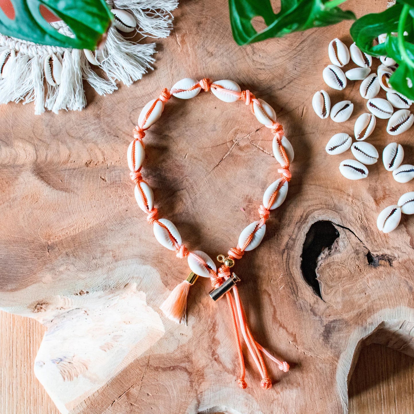 Collier pour chien porte médaille en coquillages "Kikambala"