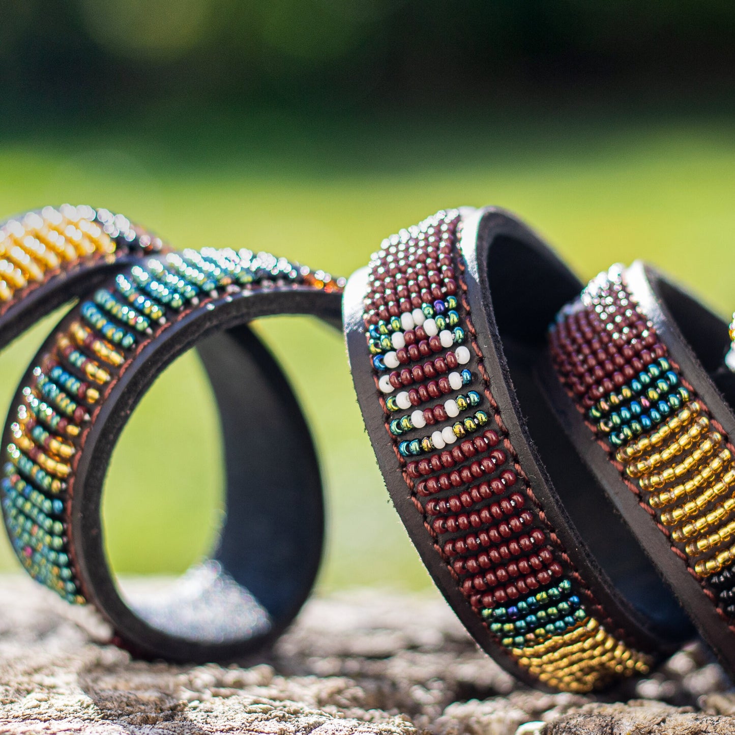 Laisse pour chien Maasaï "Berbere"