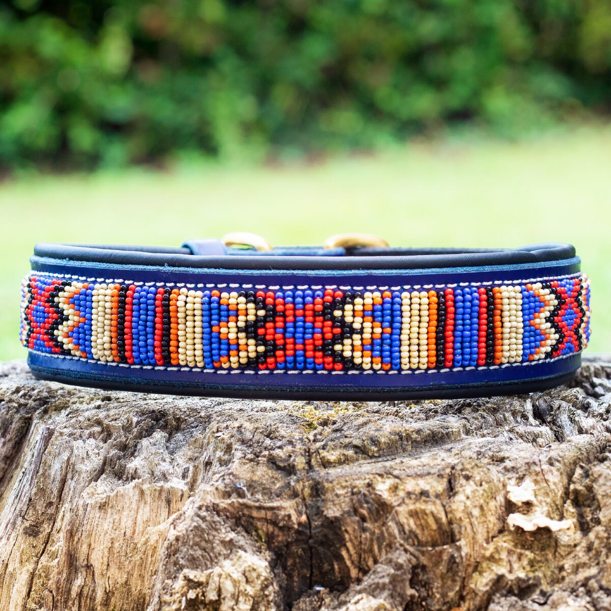 Collier pour chien Massaï Luxe "Ramsès"