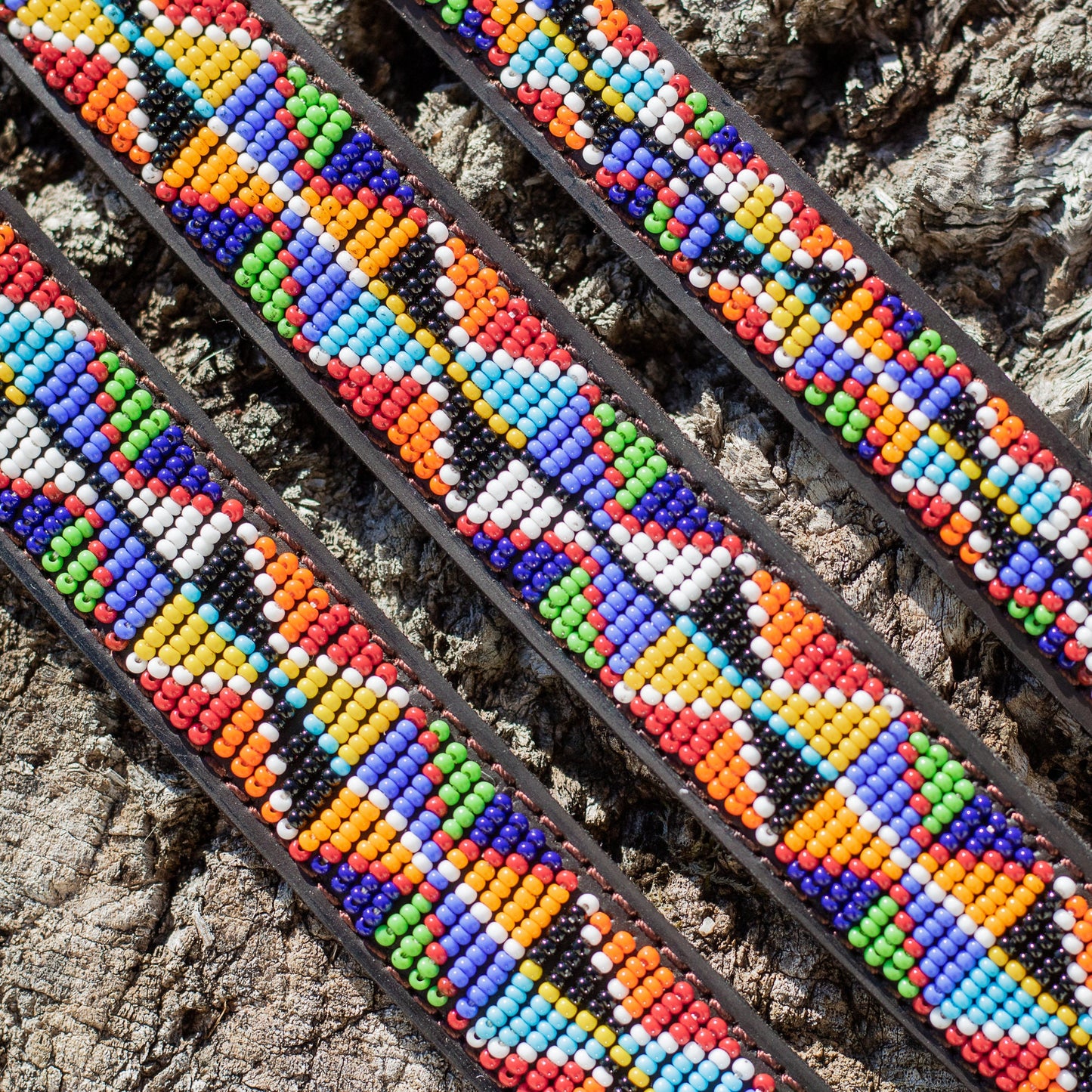 Collier pour chien Massaï "Welkom"