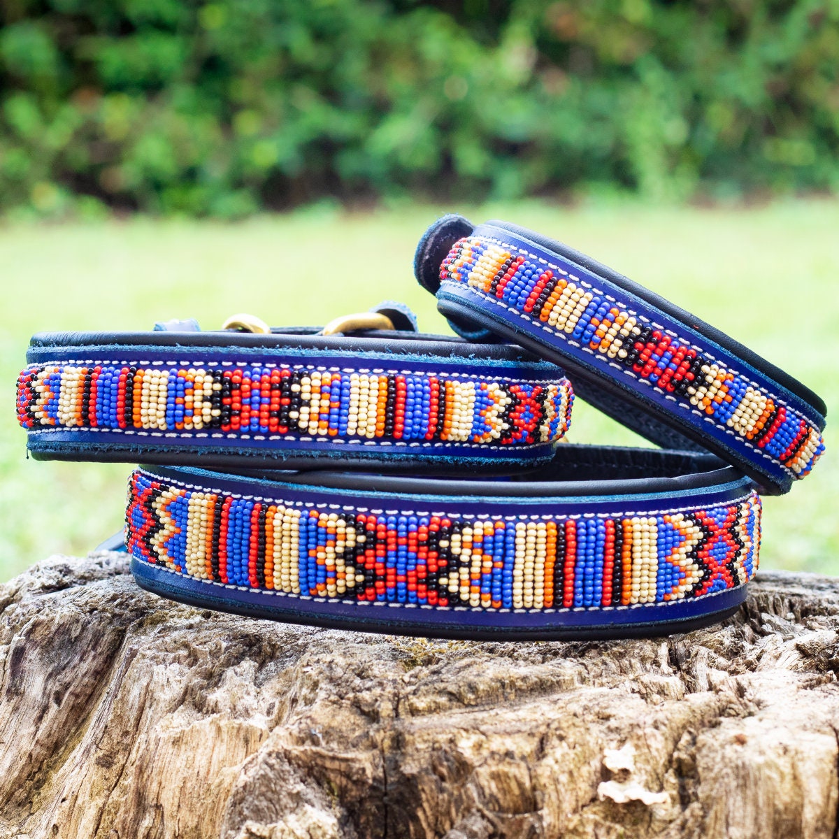 Collier pour chien Massaï Luxe "Ramsès"