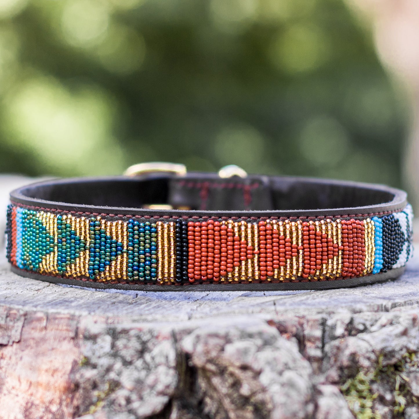 Collier pour chien Massaï "Toutankhamon"