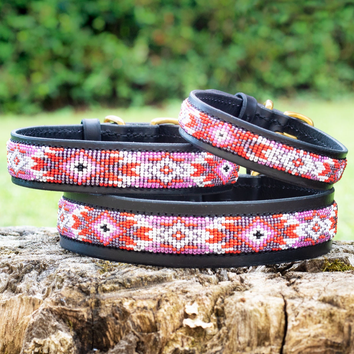 Collier pour chien Massaï "Isis"