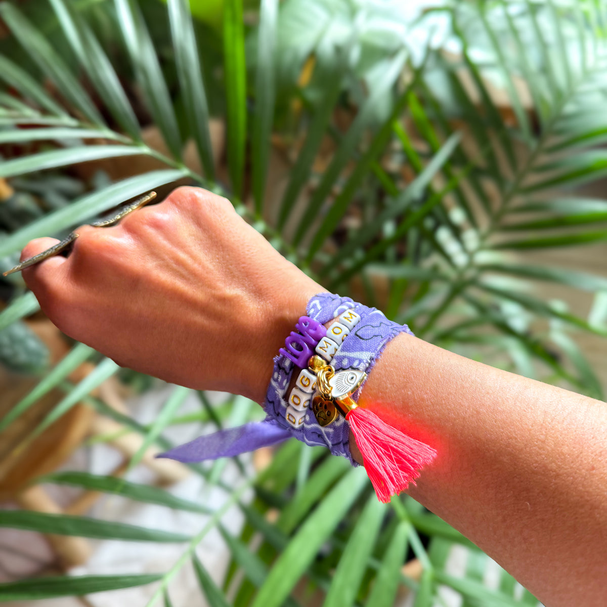 Bracelets bandana Dog Mom