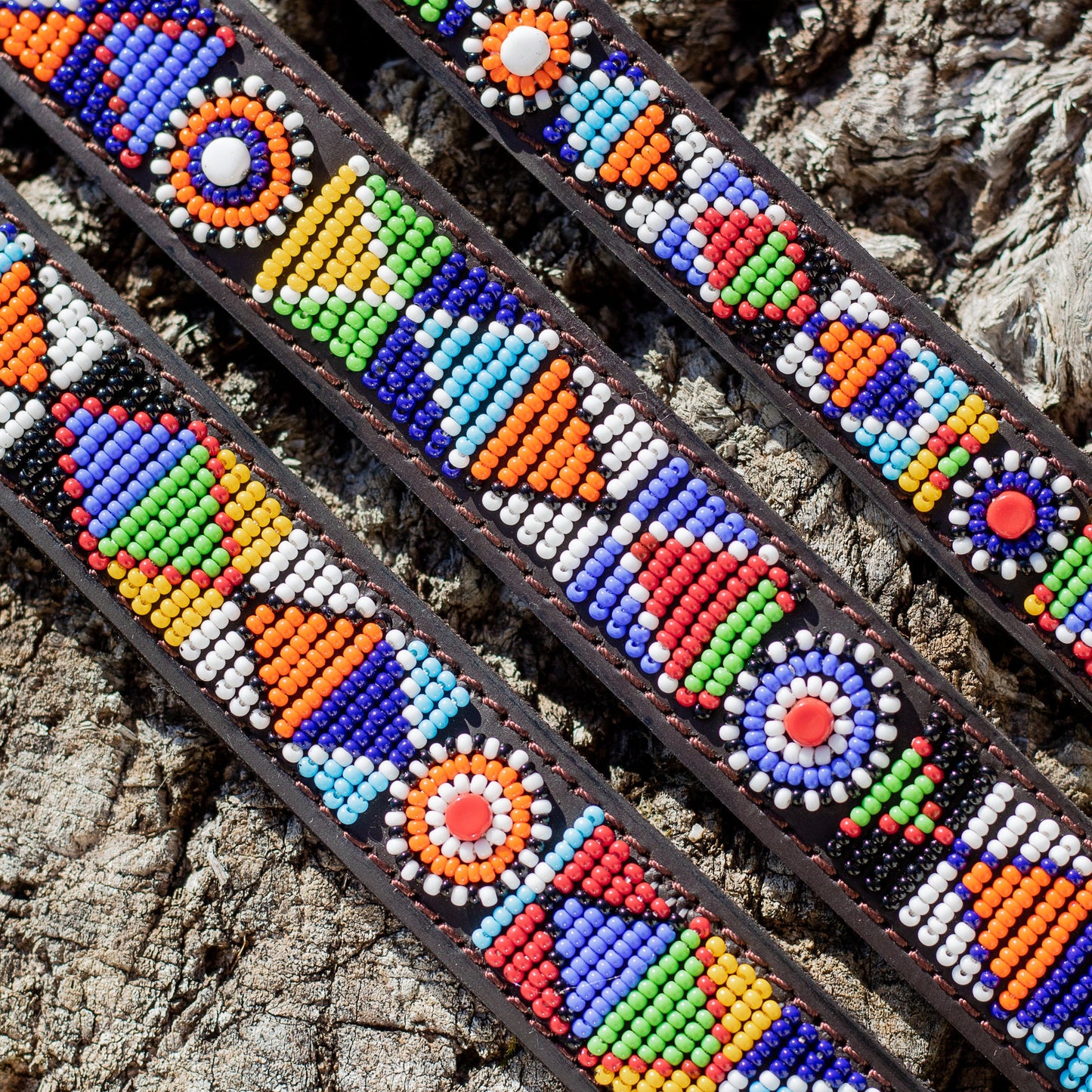 Collier pour chien Massaï "Botswana"