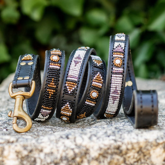 Laisse pour chien Maasaï "Yoruba"