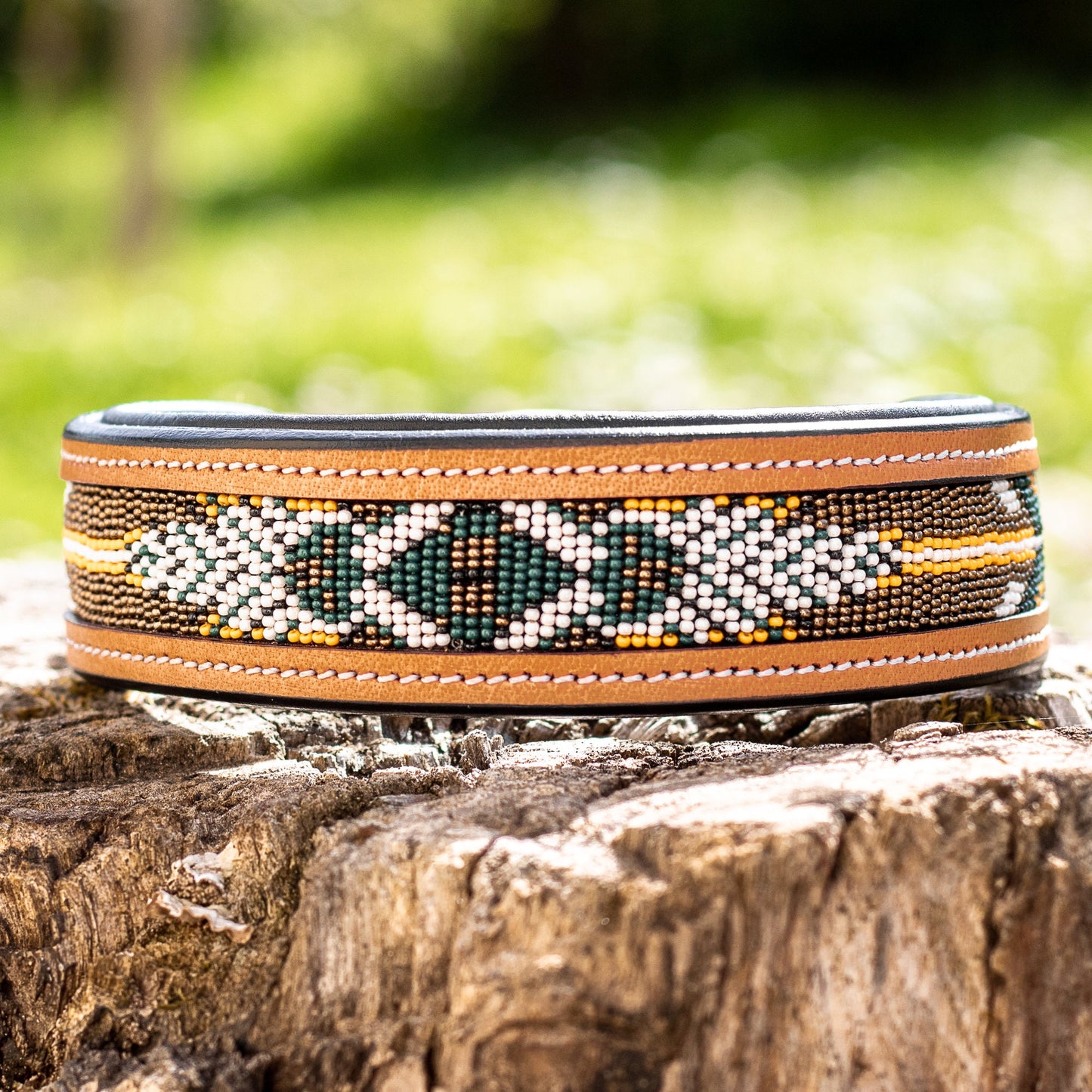 Collier pour chien Massaï Luxe "Alavidā"