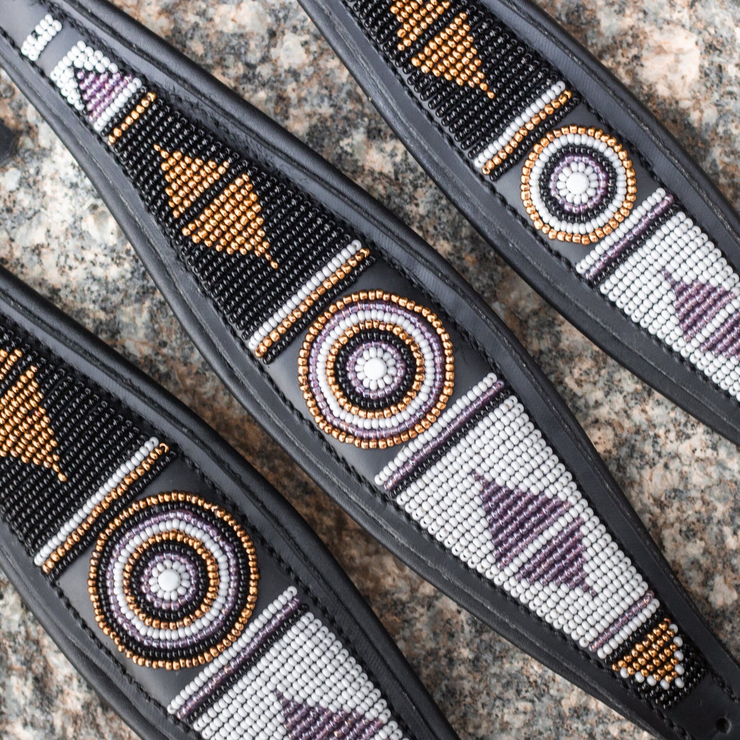 Collier pour chien Lévrier Massaï Luxe "Yoruba Lévrier Whippet"