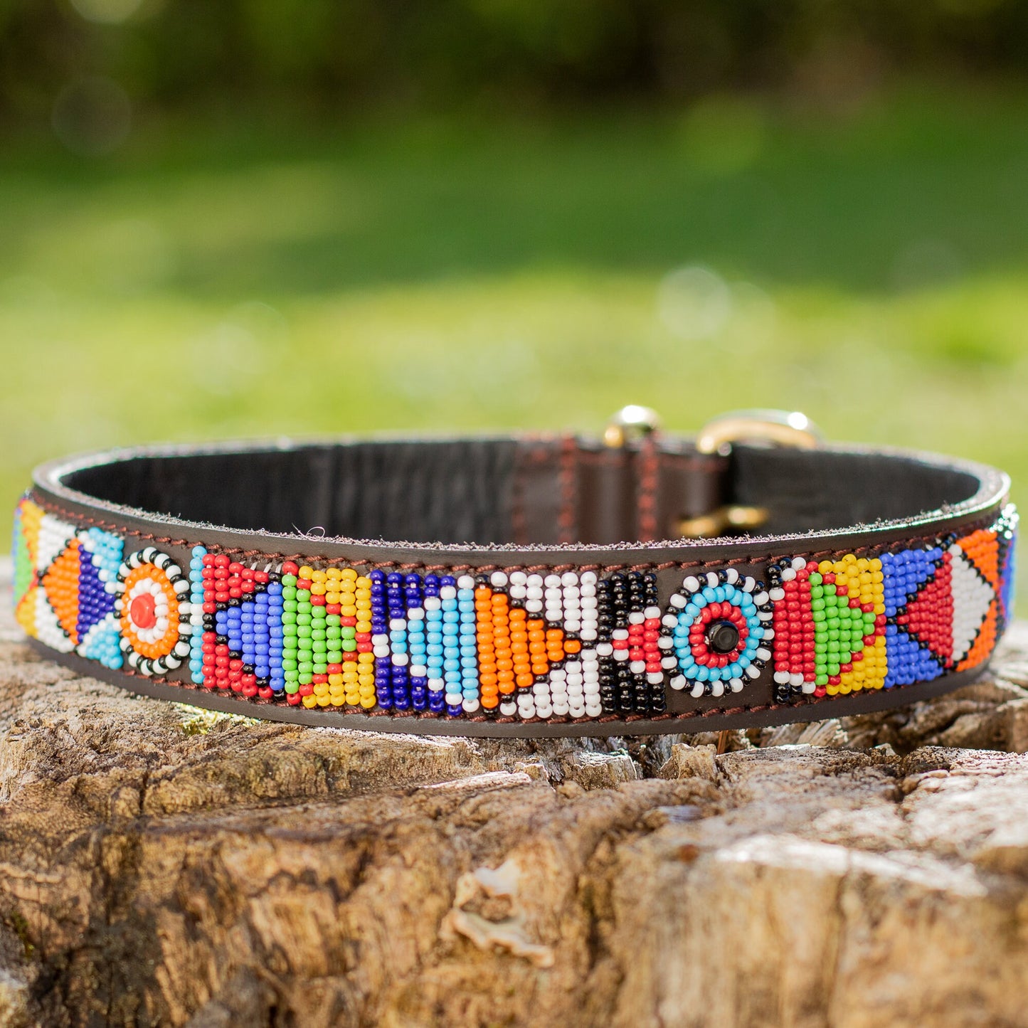 Collier pour chien Massaï "Botswana"